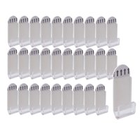 Magideal - Estante De Exhibición De Discos De Vinilo, Soporte De Pared De Acrílico, Decoración Del Hogar, Cubierta De Álbum, Decoración De La Habitación, 30 Uds. Claro