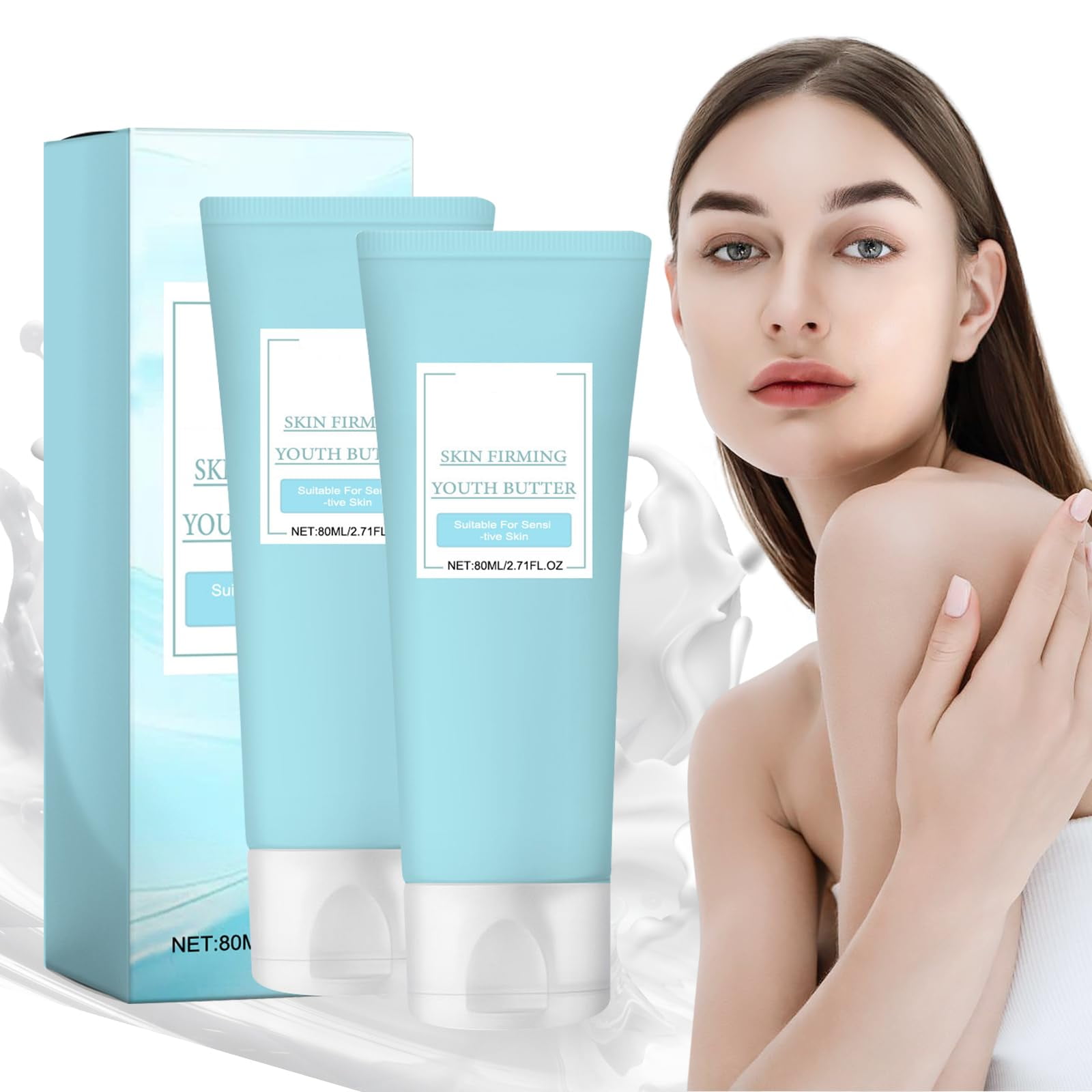 Crema Reafirmante Omaky Luxelift Para Cuerpo, Rostro Y Cuello, 2 Unidades