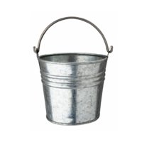 Imahe - Cubeta Display Redondo C/ Diseño Y Asa 10.5 X 9 Cm.