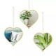 thumbnail image 1 of Set de 3 Espejos Corazones Colgantes Taller Sin Fronteras, 1 of 3