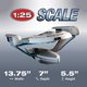 thumbnail image 4 of Kit de modelo Polar Lights Star Trek U.S.S. Grissom a escala 1:350, 4 of 5