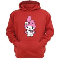 Genérico - Polerón Canguro Melody Rojo Talla L Unisex
