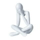 thumbnail image 3 of Figura Abstracta Escultura Creativa Para Mesa Centro De Mesa Gabinete Sala De Estar Blanco, 3 of 5