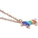 thumbnail image 5 of Collar de manguera de unicornio para mujeres, regalos para amigas, collar con dijes, 5 of 5
