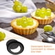 thumbnail image 4 of 6pcs Mini Tart Pans 4 Inch With Removable Bottom, Nonstick Round Quiche Pie Pan Set, Cupcake Muffin Mold Tin Pan Baking Tool, Reusable Quiche Bakeware Carbon Steel For Pies, Cheese Cakes, Desserts, 4 of 4