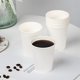 thumbnail image 3 of Vasos desechables de papel para café YEEHAW 240 ml, paquete de 300, blancos, 3 of 6