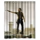 thumbnail image 1 of Cortina de ducha de Shooting Dead con ganchos (167 x 183 cm), 1 of 3