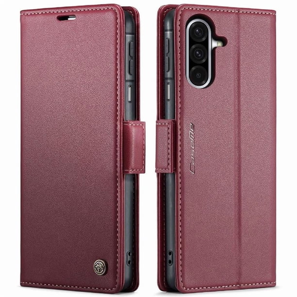 CaseMe tipo cartera Samsung Galaxy A26 5G con cierre magnético, RFID, tarjetero, soporte, carga inalámbrica