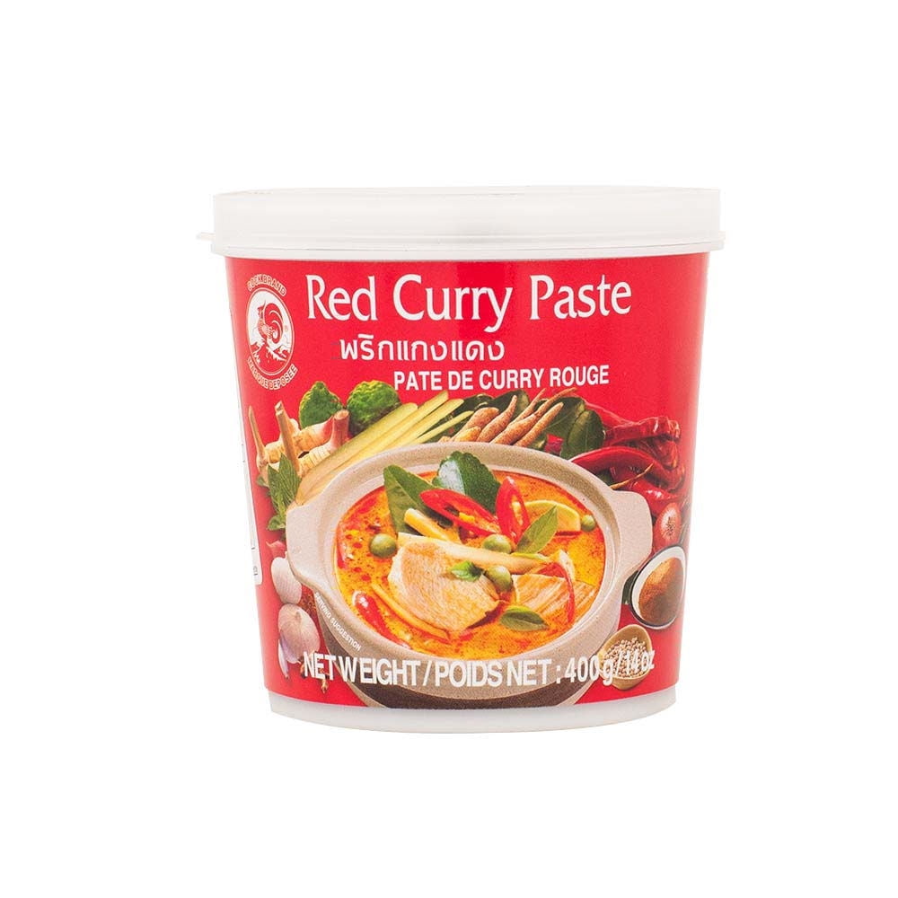 Pasta De Curry Rojo Pote 400 g Cock Brand