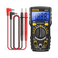 Ioensy - Probador Multímetro Portátil Multiprobador Para Vehículos Fusibles Enchufes Domésticos Negro