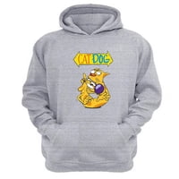 Genérico - Polerón Canguro Cat Dog Gris Claro Talla Xl Unisex