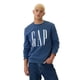 thumbnail image 1 of Sudadera de forro polar con cuello redondo y logotipo de GAP, tono azul, para hombre XL, 1 of 3