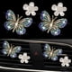 thumbnail image 1 of Ambientadores Para Coche Con Mariposa De Strass 4 Piezas, 1 of 7