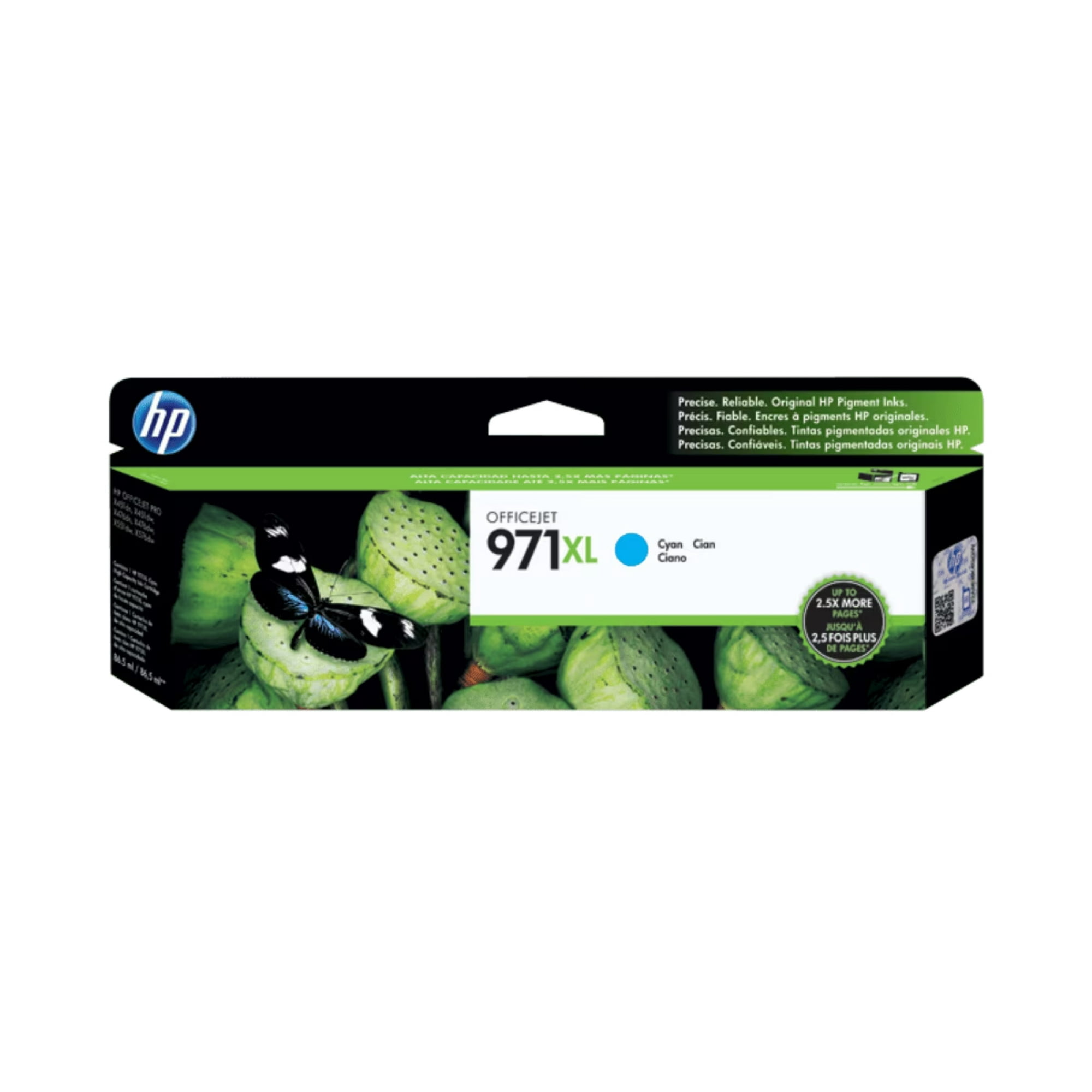 Cartucho De Tinta Hp 971xl 6600 Páginas Cyan