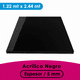 thumbnail image 1 of Plancha acrilico negro 5 mm espesor 1.22x2.44 mts, 1 of 3