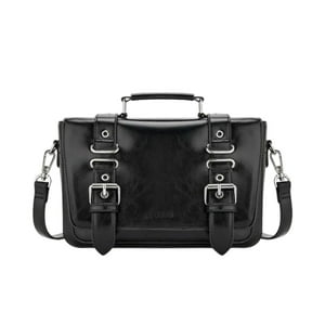 Ecosusi - Bolso Bandolera Vintage Victor Tablet 10,2- Negro