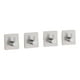 thumbnail image 2 of Pack de 4 Ganchos Adhesivos Impermeables - Color Plateado, 2 of 3
