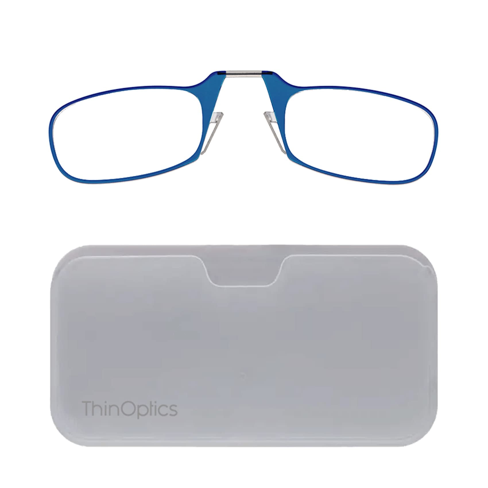Gafas De Lectura Thinoptics Con Montura Azul De 2,00 Pulgadas, 44 Mm