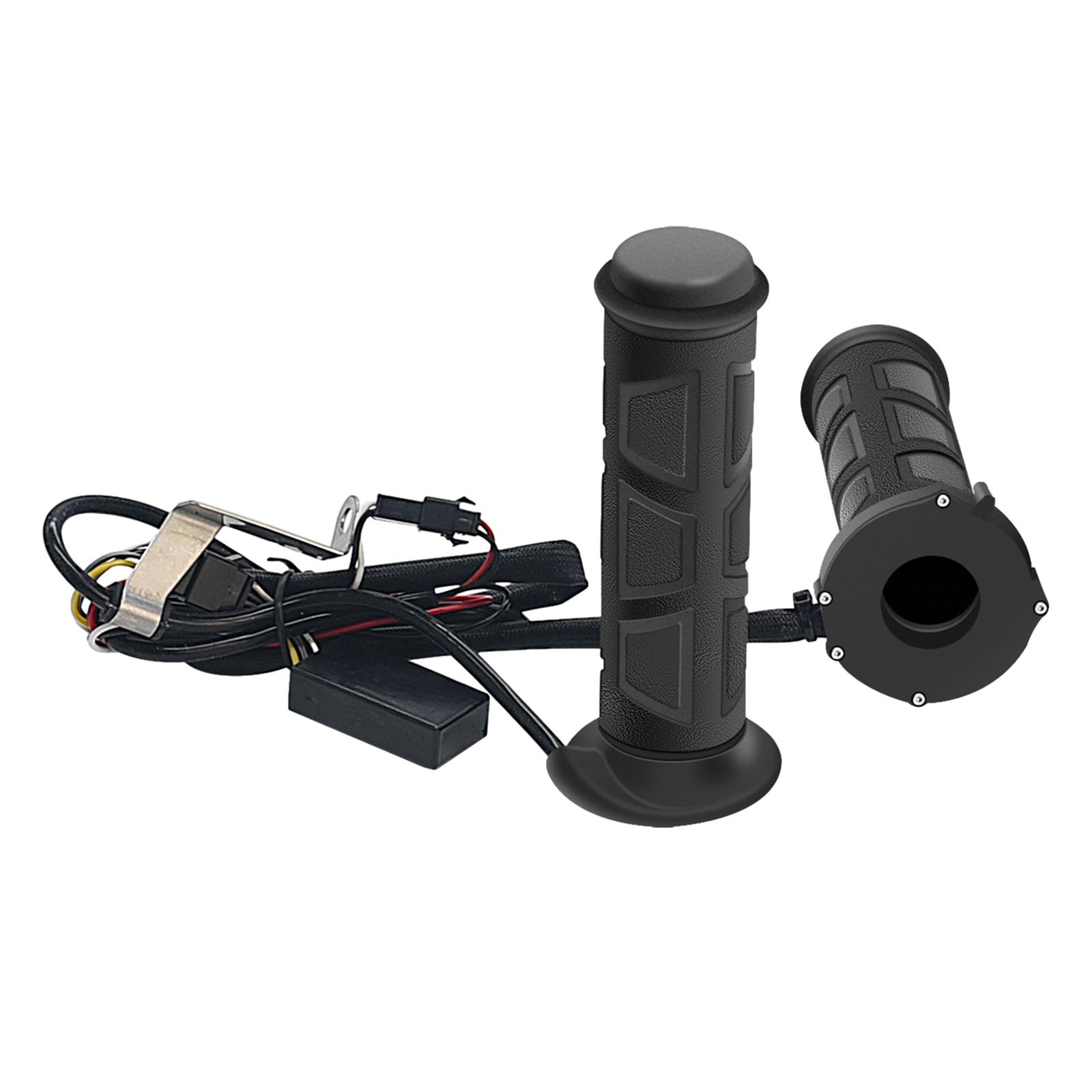 Ioensy - Puños Calefactables Para Motocicleta, Empuñaduras Eléctricas De Repuesto Profesionales De 12V