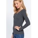 thumbnail image 4 of Top Térmico Largo Con Cuello En V Y Tapeta, 4 of 5