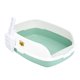 thumbnail image 3 of Caja De Arena Para Gatos, Caja De Arena, Bandeja De Arena Semicerrada A Prueba De Salpicaduras De Lados Altos, Verde, 3 of 5
