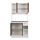 thumbnail image 3 of Kit Cocina Sofia 4 Puertas 1 Cajón Nogal - Blanco, 3 of 15