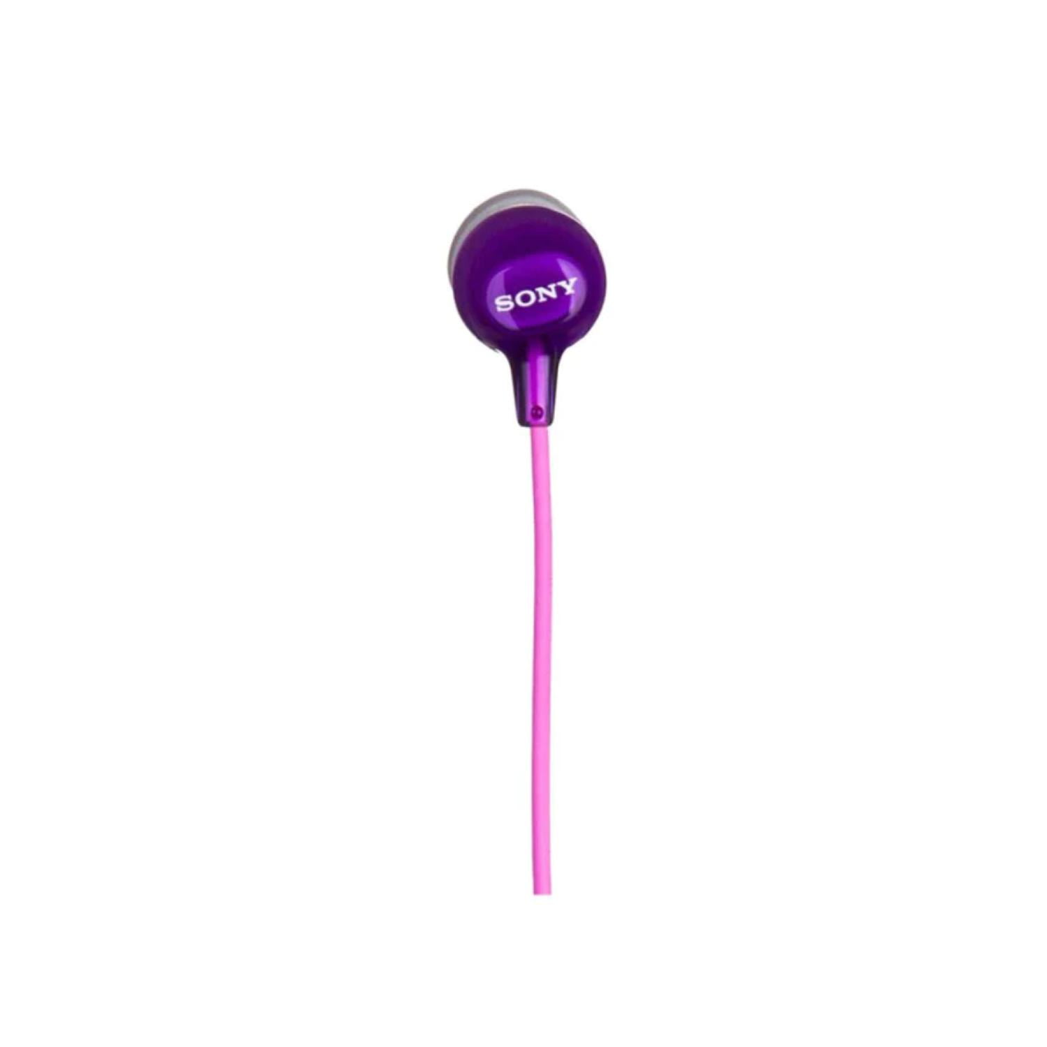 Sony - Audifonos In Ear Jack 3.5mm Morado Mdrex15p