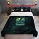 thumbnail image 1 of 3pcs Alien Sci Fi Horror Themed Printed Bedding Set Soft Duvet Cover and Two Pillowcases, 1 of 5