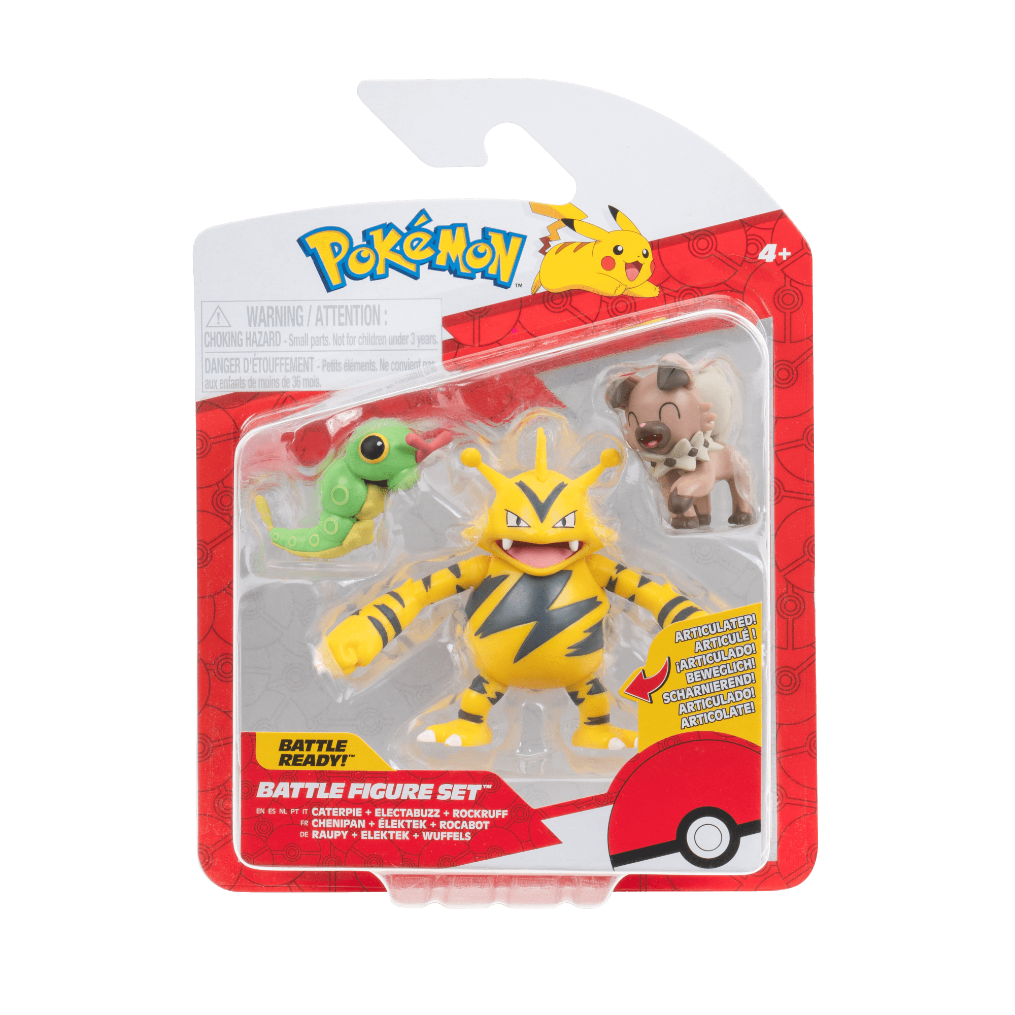 Pokemon - Pack De 3 Figuras De Batalla Pokémon