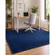 thumbnail image 4 of Alfombra Moderna Sisal 240x200 cm Azul Oscuro Textura Trenzada, 4 of 6