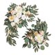 thumbnail image 1 of 2 Piezas De Corona Artificial Para Decoración Del Hogar, Adorno Para Puerta Delantera, Flor, Estilo De Ventana A, 1 of 5