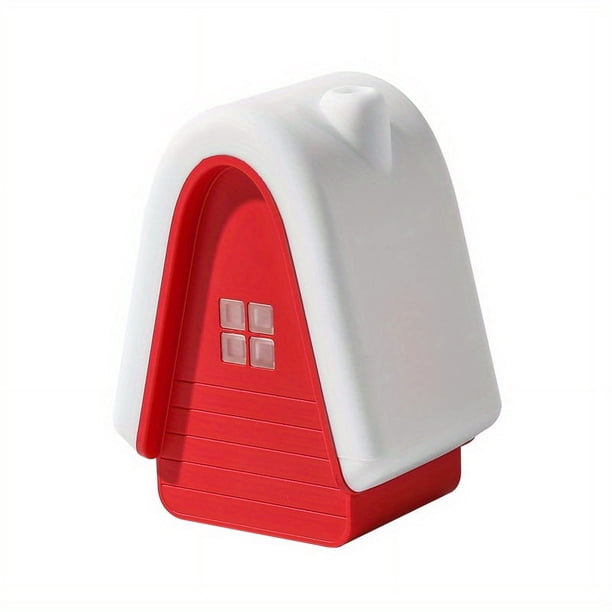 Rechargeable LED Snow House Night Light For Kids Room - Touch Control Room Decor Lights - Holiday Gift Idea - Soft Ambiance Lamp For Bedroom-Can Be Used For Christmas Decoration