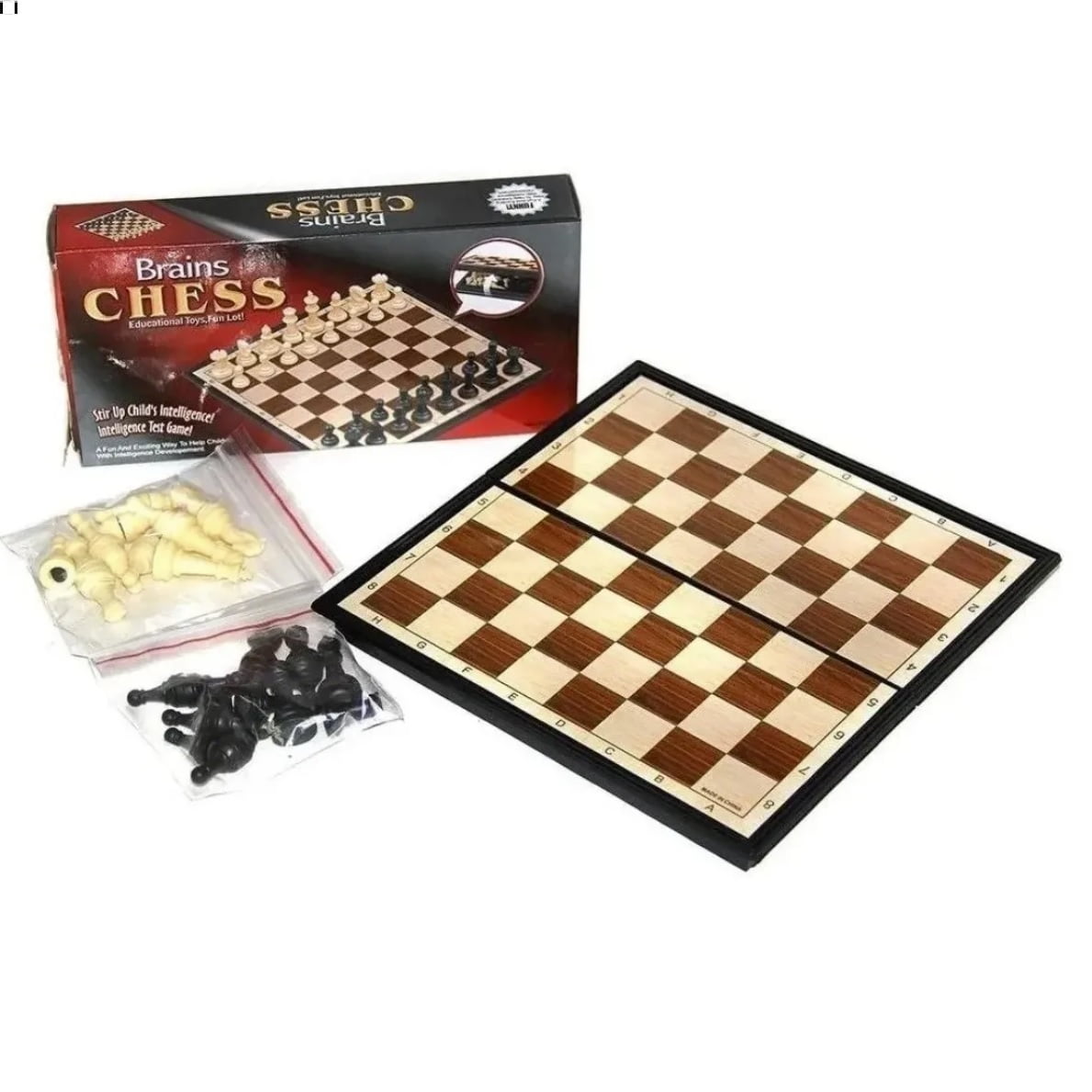 Genérico - Juego Ajedrez Magnetico Plastico Tablero28x28cms 640grs