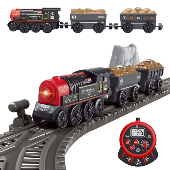 Set de tren WOODENFUN motorizado con control remoto