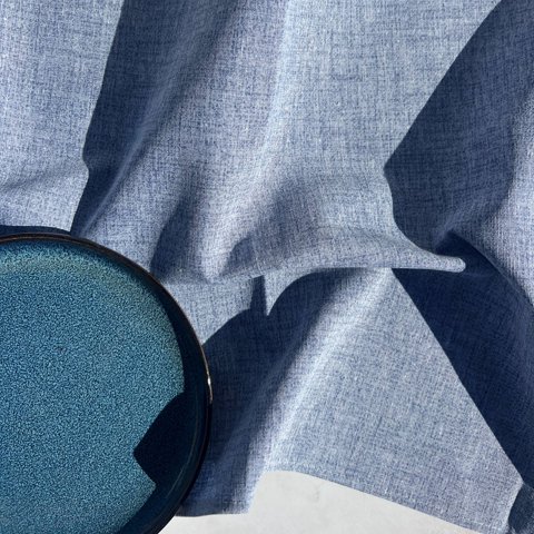 Decoexpress - Camino De Mesa Azul 160X40 Cm – Frescura Y Estilo Atemporal