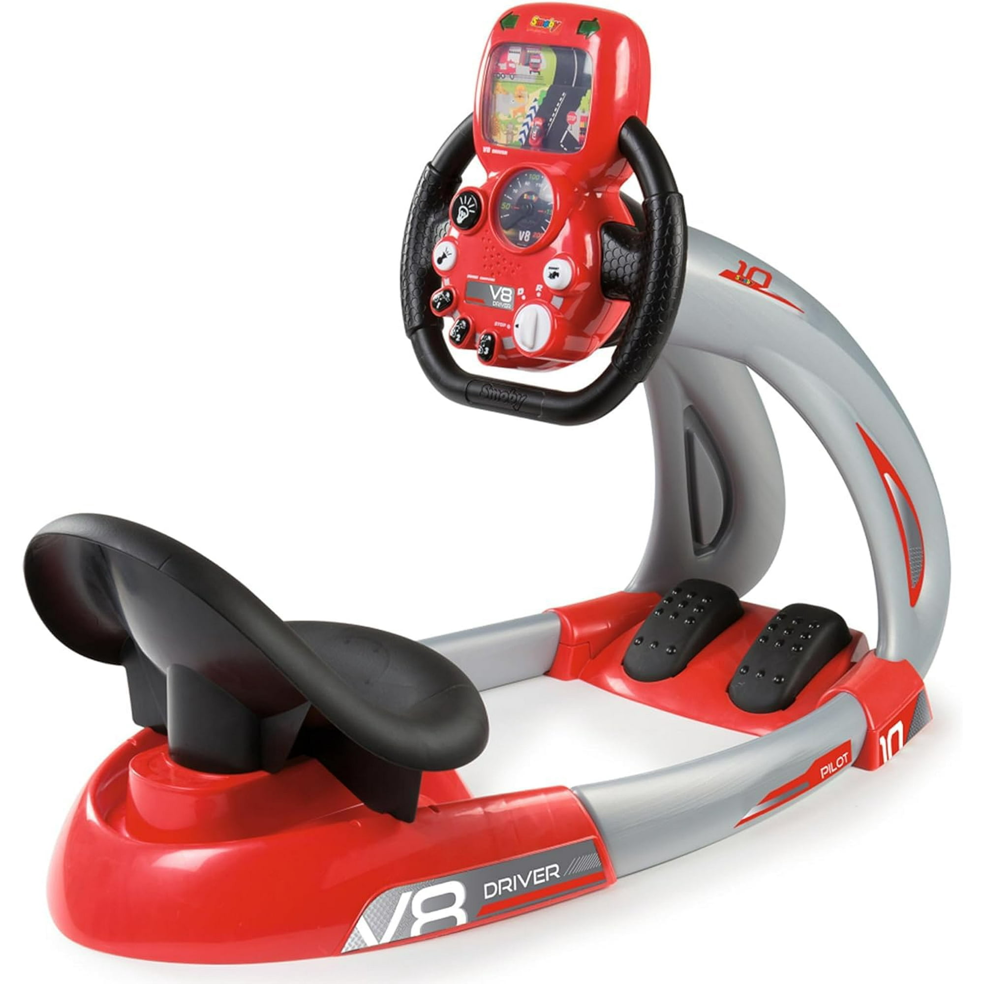 Simulador De Conducción Smoby V8 Driver Pantalla Retroiluminada