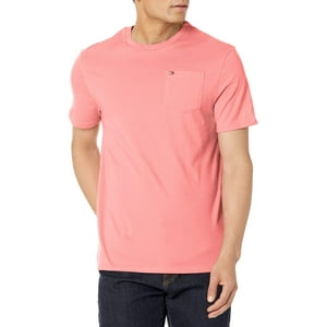 Camiseta Tommy Hilfiger De Manga Corta Con Cuello Redondo Y Bolsillo Para Hombre