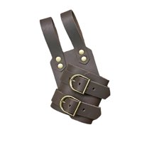 Magideal - Disfraz De De Cinturón Para Actuación, De De Caballero Para Cosplay, De Cinturo Para Mujeres Y Niños Y Adultos , Café Oscuro