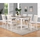 thumbnail image 1 of Mesa Comedor + 6 Sillas Madera Milan Blanco, 1 of 1