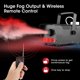thumbnail image 2 of Máquina de humo con luces, luces LED de 3 niveles con 12 colores y efecto estroboscópico para fiestas, bodas, vacaciones, Navidad, máquina de humo portátil remota Fansteck de 500 W mejorada, 2 of 6