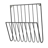 Magideal - Decoración Del Titular Del Archivo De La Revista Decoración De Periódicos De Hierro Organizador De Archivos De Periódico Para Documentos Folletos Libr Negro