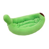 Magideal - Cama Para Perros Con Forma De Plátano, Creativa, Acogedora Y Suave, Para Todas Las Estaciones, Cálida Y Cómoda Cama Para Mascotas, Cómoda Para Gatos,
