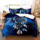 thumbnail image 1 of Dreamcatcher Bohemia Mandala Feathers Bedding Set,Duvet Cover Bed Set Quilt Cover, Boys Girls Adults Bed Sheets, 1 of 5