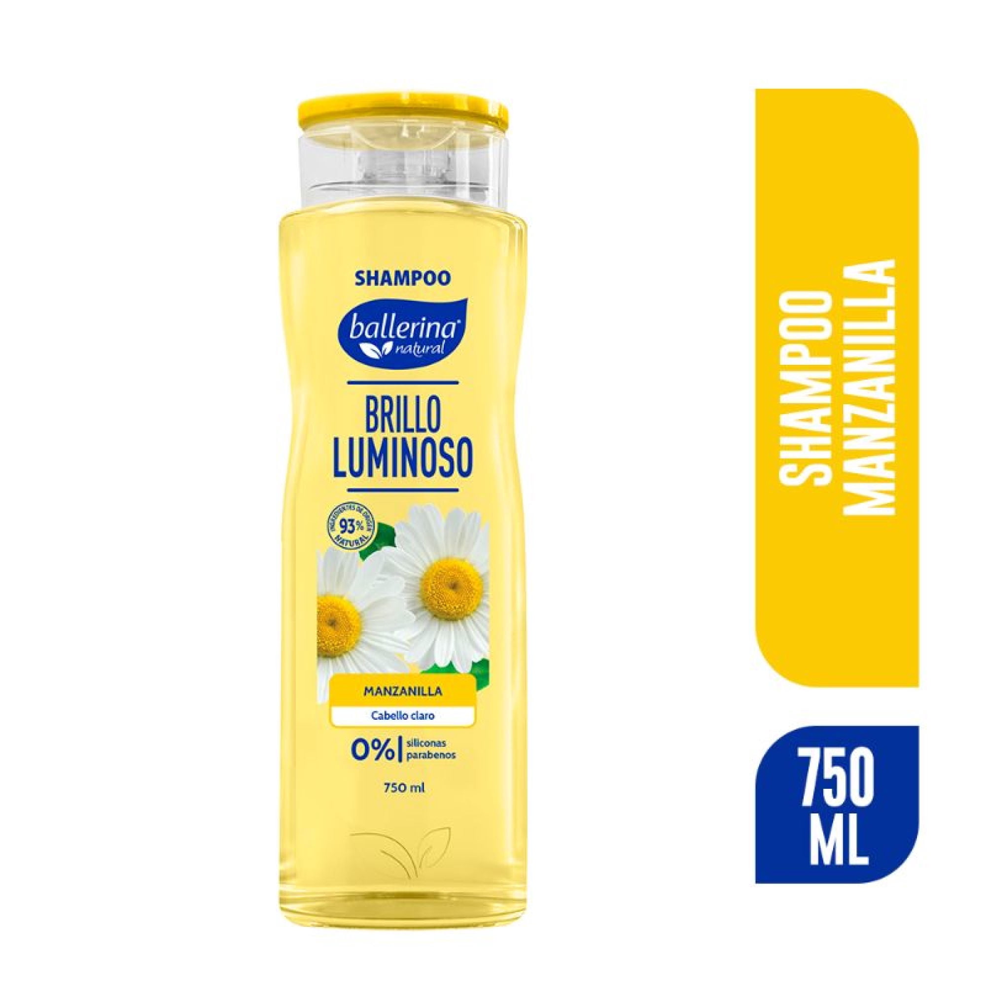 Shampoo Ballerina Manzanilla Botella, 750 ml