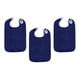 thumbnail image 3 of Baberos Para Adultos De 3 Piezas, Baberos Grandes Reutilizables Para Alimentación De Adultos Para Personas Mayores, Unisex, Color Azul Oscuro, 3 of 5