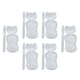thumbnail image 1 of 6 Hojas De Lona De Plástico De Malla Hechas A Mano Transparentes Para Hacer Bolsas De Manualidades., 1 of 5