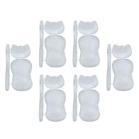 Bothyi - 6 Hojas De Lona De Plástico De Malla Hechas A Mano Transparentes Para Hacer Bolsas De Manualidades.