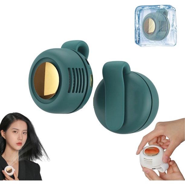 Ventilador pequeño torbellino clip cintura cuello portátil aire acondicionado bolsillo