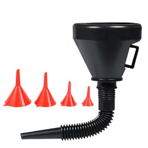 Magideal - 5X Embudos De Aceite Embudos De Líquido Para Automóviles Accesorios De Cambio De Aceite Combustible De Transmisión, Embudos De Aceite Flexibles Durade