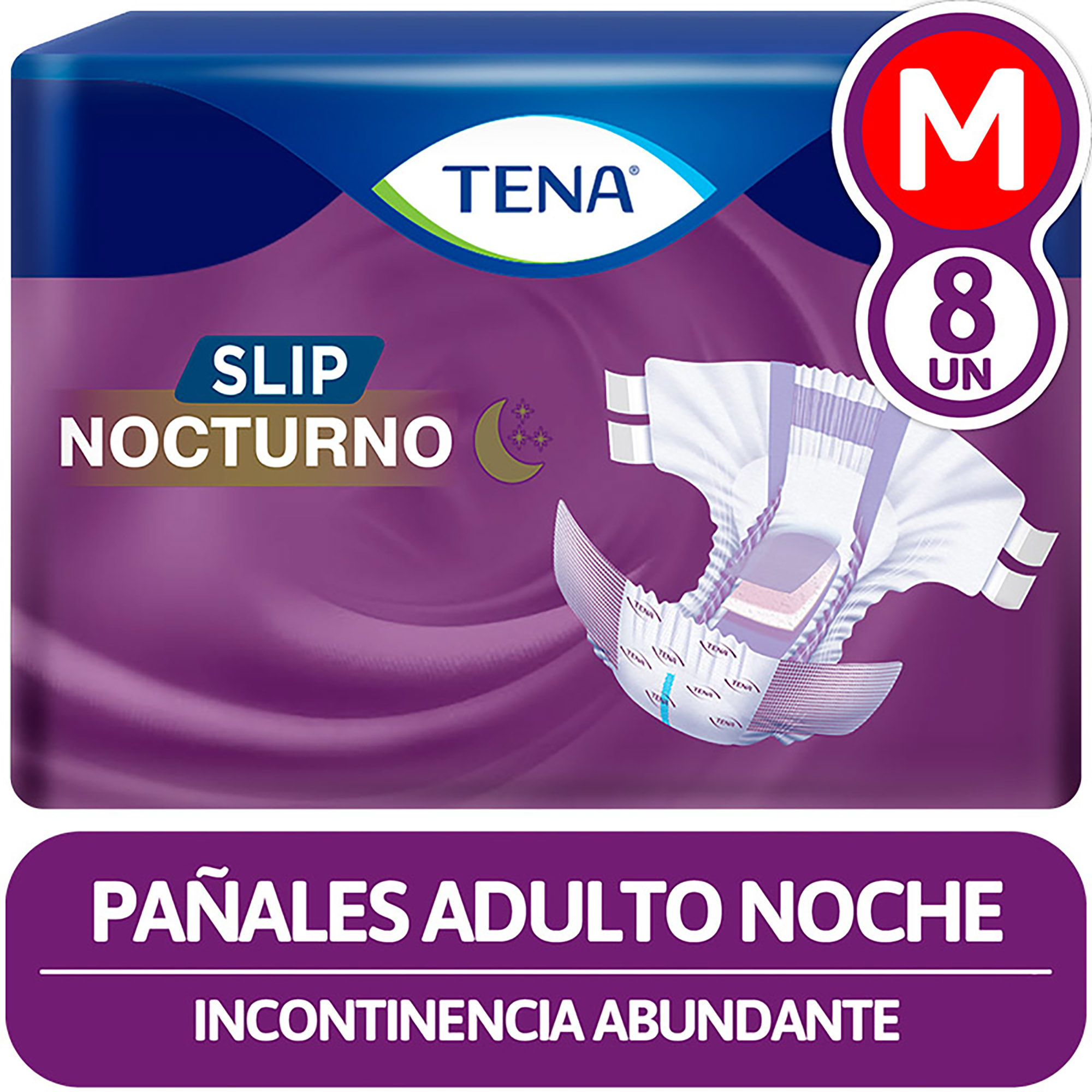 Pañal De Adulto Nocturno 8 Un Tena